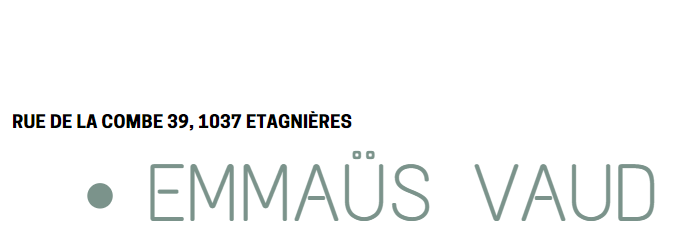 Emmaüs Vaud, Rue de la combe 39, 1037 Etagnières